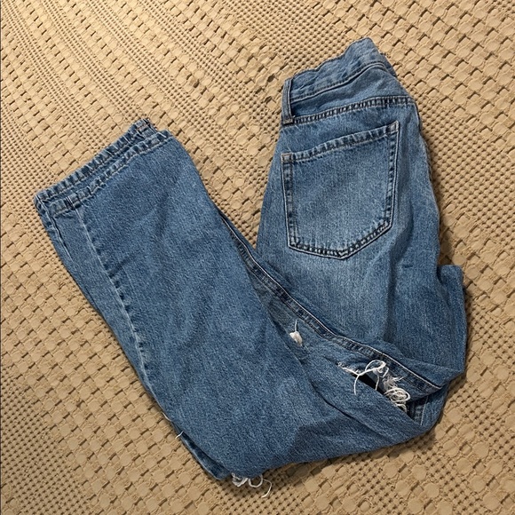 Aeropostale Ripped Blue 90’s Baggy Jeans Approx. 29" inseam - Picture 4 of 6